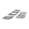 thumbnail image 2 of APS Compatible with Nissan Titan 2004-2006 & 07 Titan Classic Model & 04-07 Armada with Logo Show Stainless Steel Chrome 8x6 Billet Grille Insert Combo N67992S, 2 of 7