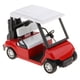 thumbnail image 1 of Carro de golf de Extracción de Aleación Sunnimix Escala 1:20 con palos Moldeados modelo de Juguete rojo, 1 of 8