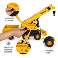 thumbnail image 4 of Camiones de juguete Crane SASBSC 3 en 1 para niños mayores de 3 años con efectos de sonido, 4 of 7