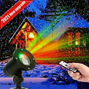 LOUIST Christmas Laser R&G LED Projector Light Moving Outdoor Landscape Stage Xmas Lamp