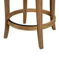 thumbnail image 6 of Pasha 31in. Bar-Height Wood Bar Stool- Pecan Finish with Linen Fabric Seat, 6 of 7