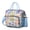 Sky-blue-19, variant on Stylish Boho Floral Lunch Bag - Large Waterproof Insulated Tote with Leakproof Design & Shoulder Strap (Vintage Exotic Colors)