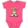 thumbnail image 3 of Inktastic Flower Corgi Boys or Girls Baby Bodysuit, 3 of 5