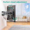 thumbnail image 4 of Soporte de pared para TV WALI FTM-3 Full Motion 32-80 pulgadas, 40 x 40 cm, 40 kg, 4 of 8