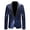 Navy%GC100, variant on Carnival Mens Sequins Blazer Casual Men's Blazer Patchwork Color One Button Elegant Slim Fit Dress Jacket for Performance,Prom,Wedding
