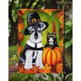 thumbnail image 3 of Carolines Treasures AMB1364GF Thanksgiving Friends Schnauzer Flag Garden Size  Small multicolor, 3 of 3