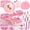 Pink, variant on PERRYHOME Kids Makeup Kit for Girl, Washable Makeup Set for Little Girls, Cosmetic Set Pretend Play Makeup Toy Beauty Set Christmas & Birthday Gift Princess Toys for 3 4 5 6 7 8 9 10 11 12 Year