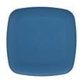 thumbnail image 1 of Mainstays Blue Plastic Square Plate, 1 of 2