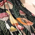 thumbnail image 3 of Red Mushroom Butterfly Black Pattern Blanket,Comfortable Soft Flannel Throw Blanket,All Season,Warm Lightweight Blankets for Sofa Bed Couch Living Room Chair,30"x40", 3 of 4