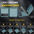 thumbnail image 3 of Case with Clip for Motorola RAZR 2023, BELTRON Snap-On Protective Cover with Rotating Belt Hip Holster Combo & Built in Kickstand for RAZR 40 NOT ULTRA - Glacier Blue, 3 of 9