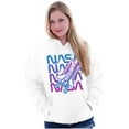 thumbnail image 3 of Vaporwave Shuttle NASA Worm Logo Hoodie Sweatshirt Women Men Brisco Brands M, 3 of 6