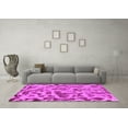 thumbnail image 3 of Ahgly Company Indoor Rectangle Abstract Pink Modern Area Rugs, 2' x 5', 3 of 4