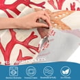 thumbnail image 5 of Yayeee Kitchen Curtains Tier Set of 2 Light Filtering 57"x24" Over Sink Window Panels, Retro Starfish, 5 of 7
