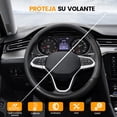 thumbnail image 5 of Cubre Volante para Auto,Funda de Volante de Fibra de Carbono, Universal de 38cm,Transpirables y Antideslizantes,14.5''-15'' Funda para Volante de Auto (Negro), 5 of 5