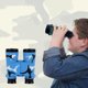 thumbnail image 1 of Binoculares Portátiles Óptica Hugo juguetes 6x Telescopio Camuflaje azul, 1 of 8