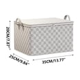 thumbnail image 2 of 15L Clothes Storage Bag Large Capacity - Quilt Storage Bag for Moving and Organizing - Non-Woven Fabric Foldable Blanket Storage Bag with Zipper - Space Saving Travel Storage for Bedding, Clothing, 2 of 5