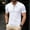 White, variant on COSFO Summer Tshirts Shirts for Men Cotton Short Sleeve Green Henley Classic T-Shirt Slim Fit Workout Pullover Casual Tops