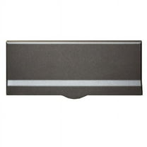 QualArc LM6-46-BRZ Liberty Bronze Color Letter Plate with 6 in. Chute Wall Liner