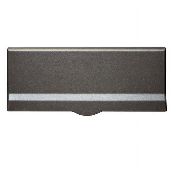 QualArc LM6-46-BRZ Liberty Bronze Color Letter Plate with 6 in. Chute Wall Liner