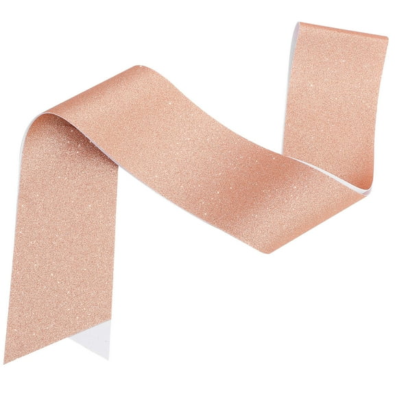 Milisten Rose Glitter Sash Cloth for Bridesmaid Bridal Shower Engagement Decor