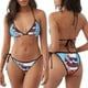 thumbnail image 3 of Fotbe Sushi Salmon Surfing Traje de Baño para Mujer de Dos Piezas – Bikini Sexy de Tirantes Tipo Halter con Diseño Triangular, 3 of 6