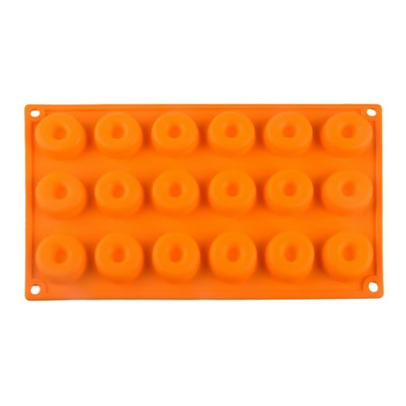 

KIHOUT Discount Silicone Donut Baking Pan Silicone Donut Molds Donut Baking Tray with 18 Cavity