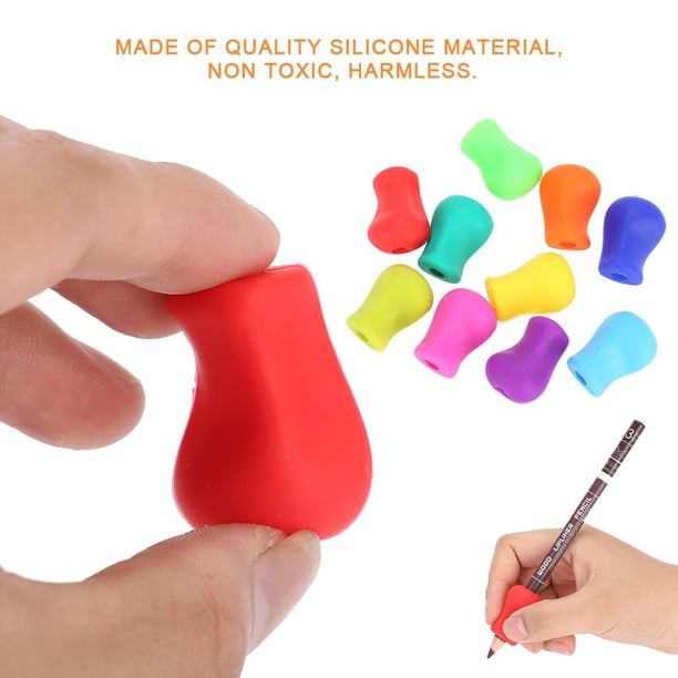 Yinhing 10pcs Agarres para lápices Soporte de Lápiz de Ni?os Herramienta de Corrección de Postura de Escritura Pu?os para lápices para Lápices Ecomeon no