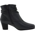 thumbnail image 5 of David Tate Womens Vera Leather Square Toe Ankle Fashion Boots, 5 of 5