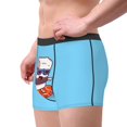 thumbnail image 4 of Disketp Sushi Salmon Surfing Men'S Boxer Briefs,Soft And Breathable Cotton Underwear With Comfortflex Waistband, 4 of 9