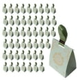 thumbnail image 4 of simhoa 50 Pieces Wedding Candy Boxes for Guests Small Gift Boxes for Holidays Event Green, 4 of 8
