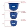 thumbnail image 4 of Cuencos para Mezclar Glad Azul Anidables Antideslizantes Apto para Lavaplatos 3 Piezas, 4 of 5