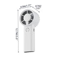 thumbnail image 2 of Horivan Mini Portable Fan Rechargeable Handheld Fan 3 Speed Personal Cooling Desk Travel Outdoor Use USB Powered Quiet Battery Operated Fan for Home Office Gym, 2 of 7