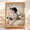 Khaki, variant on Natural Wood Easel Back Wooden Photo Frame for Wall Hanging or Desktop Display 4x6 Inch Rustic Farmhouse Style for Office Home Decoration Gift with Glass Front and Velvet Backing