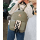 thumbnail image 4 of Mochila de cuero a la moda de 3 piezas con lazo para niñas, bolso de mano para mujer, mochila para mujer, bolso de hombro TUNC Sencillez, 4 of 5