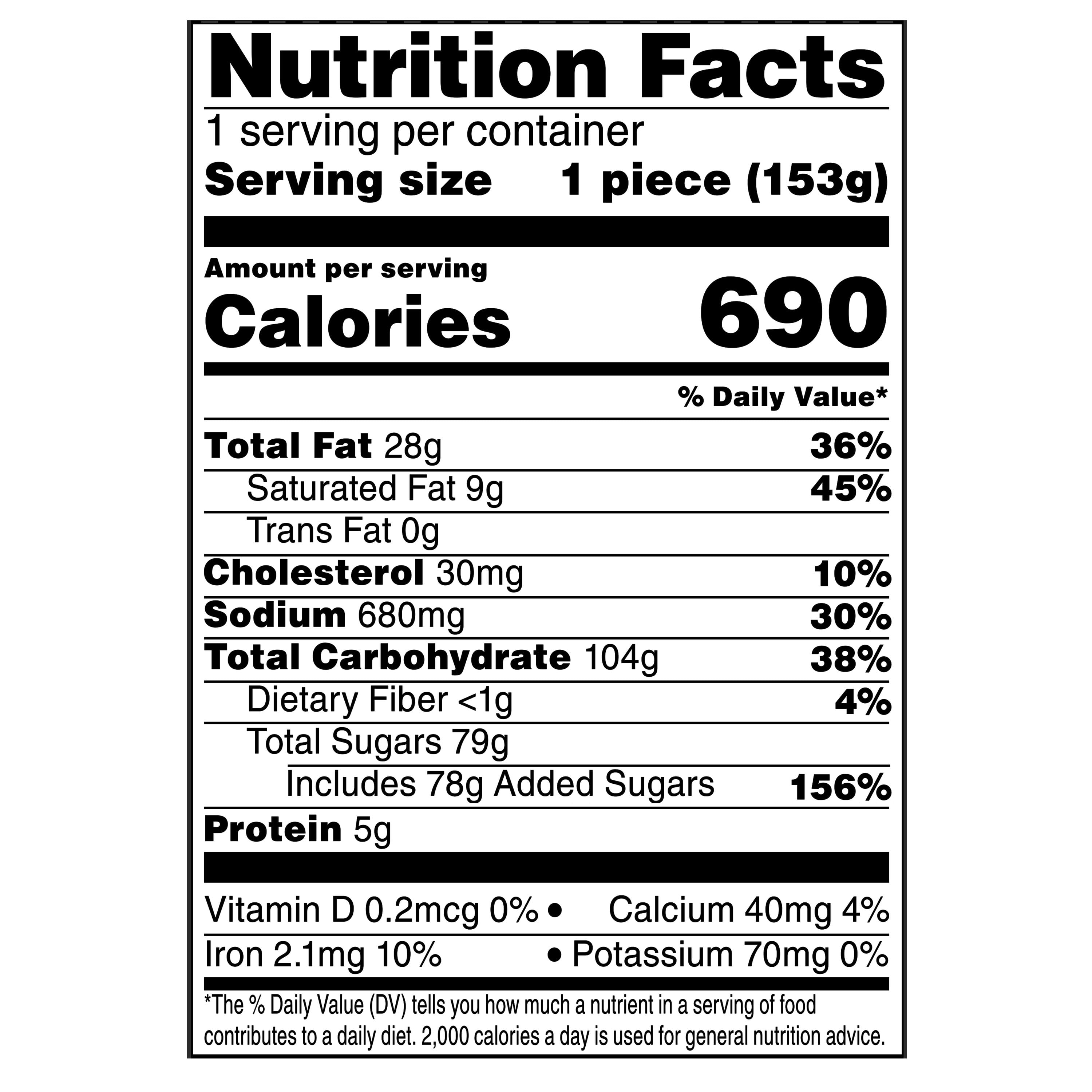 Freshness Guaranteed White Cake Slice, 5.4 oz (Refrigerated)