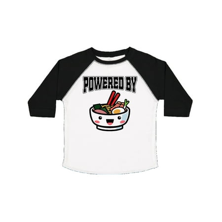 

Inktastic Powered By Ramen Cute Noodles Gift Toddler Boy or Toddler Girl T-Shirt