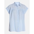 thumbnail image 6 of Time and Tru Women's Camp Shirt, Sizes XS-XXXL, 6 of 6
