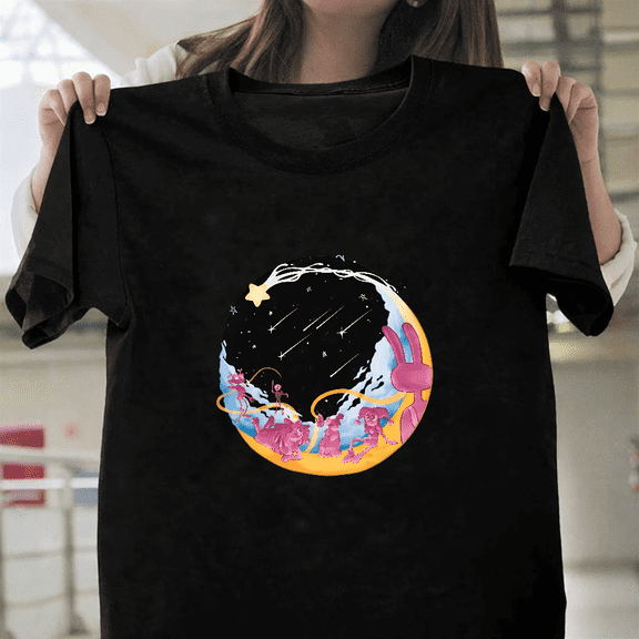 Tadc Stargazing Digital Circus Beautiful Night Sky Graphic Show Unisex T-Shirt, up to size 3XL.