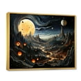 thumbnail image 2 of Designart "Asteroid Ascendancy horizon I" Asteroids Floater Framed Wall Art Print, 2 of 7