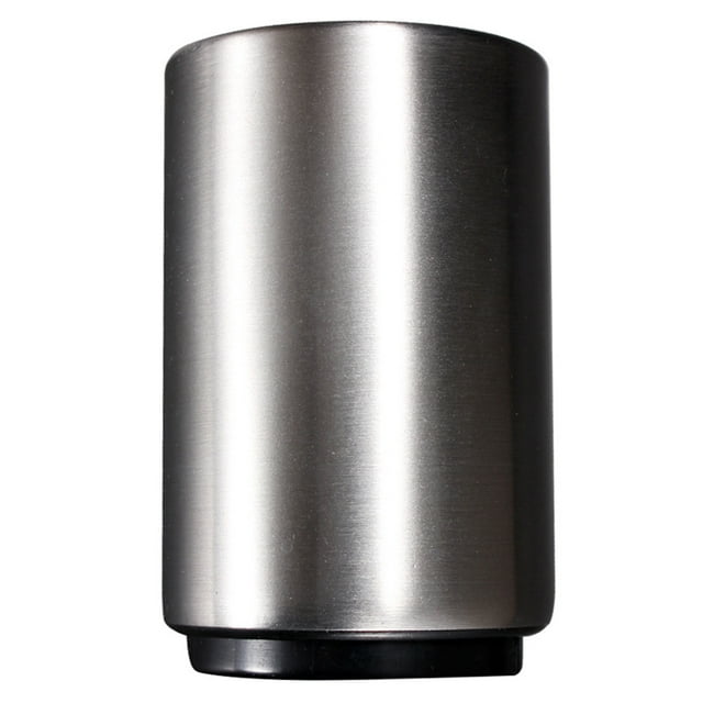 Abrebotellas Removedor de tapas de botellas de acero inoxidable Herramienta de apertura de empuje hacia abajo Suministros de cocina, Negro Kearding JJ25547-02