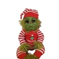 thumbnail image 4 of Navidad peluche muñeca verde monstruo muñeca navidad Grinch bebé decoraciones de navidad suave de la Navidad, 4 of 9