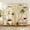 Marble White + Gold, variant on Holliwill 70 in Bookcase, Set of 2 Tall Industrial Bookshelf with Open Display Shelves, Etagere Bookcases for Home Office, Living Room, Bedroom