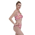 thumbnail image 6 of High Waisted Bikini Sets For Women, Sweet Pink Swimsuits Tummy Control, Two Pieces Bathing Suit, 6 of 8