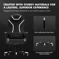 thumbnail image 6 of GTRACING LUFT-600 Gaming Chair with Bluetooth Speakers and LED Lighting, White, 6 of 14