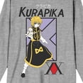 thumbnail image 2 of Hunter X Hunter Kurapika Men's Athletic Heather Long Sleeve Shirt-Medium, 2 of 3