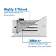 thumbnail image 4 of NICOR Éclairage STP-10-120-VHWH-PC LED Step Light avec Capteur Photocellule - Plaque Frontale Horizontale et Verticale Blanche, 4 of 6