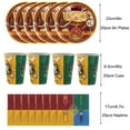 thumbnail image 2 of PIUMOJ Magic Wizard Tableware Suitable, Magical Theme Party Dinnerware, Plates Napkins, Wizard Theme Supplies, Serves 20 Guests, 2 of 6