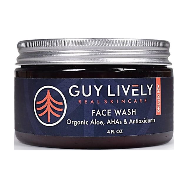 Face Wash Guy Lively Antienvejecimiento para hombres con aloe y antioxidantes