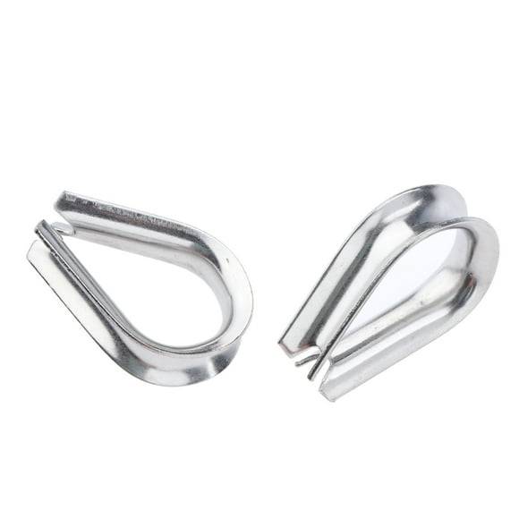 Dedal de acero inoxidable Cola 10 Mm de Alambre Ojal de Protección