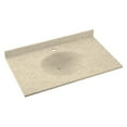 thumbnail image 1 of Swanstone 49W x 22D in. Ellipse Solid Surface Vanity Top, 1 of 3